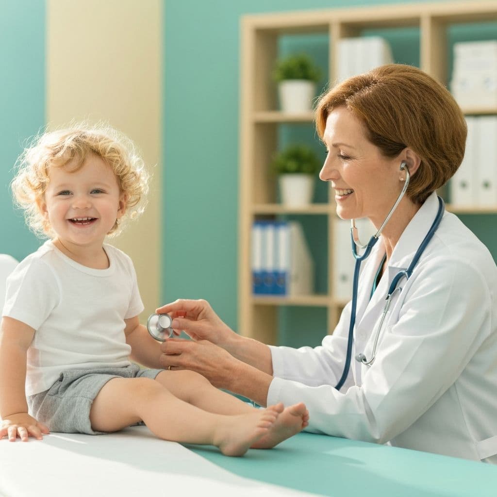 Dr. Arushi Singhal Joshi providing compassionate pediatric care to a child, Jodhpur